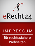 eRecht24 - Siegel - Impressum für rechtssichere Webseiten